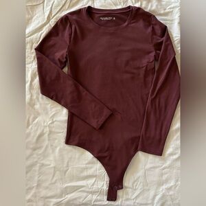 Abercrombie & Fitch Espresso Brown Soft Collection Top Bodysuit 🧸☕️